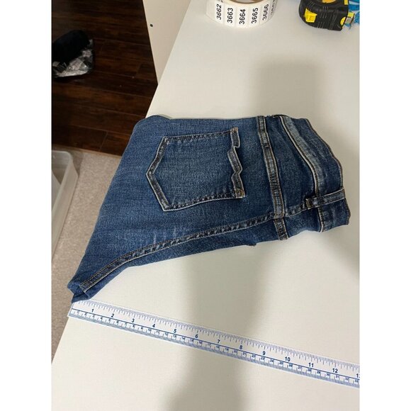 Ashley Graham X Marina Rinaldi Idioma Contrast Raw Hem Jeans Womens Size 6 - Picture 13 of 14